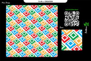 Color Grid ✦ Playful Colorful Square Tile Pattern Design