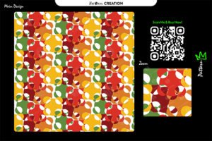 Retro Bounce ✦ Funky Multicolor Abstract Circle Pattern Design