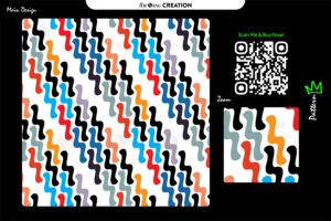 Wavy Multicolor Rhythm ✦ Seamless Abstract Stroke Vector Design