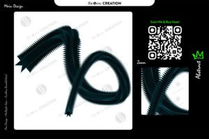 Sharp Motion Vector – Edgy Abstract Path for Bold Branding & Design