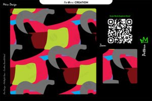 Retro Pop Flow – Bold Abstract Pattern Artwork for Modern Applications