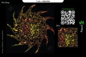 Solar Blaze – Abstract Flameburst Vector Art