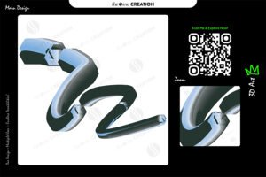 Twist Chrome Flow – Futuristic Metallic 3D
