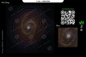 Hypnotic Spiral Line Art – Abstract Vector Design for Branding & Digital Use