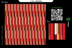 Crimson Pulse – Vertical Energy Stripe Pattern Vector