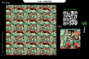 Forest Lava Flow – Abstract Marble Pattern