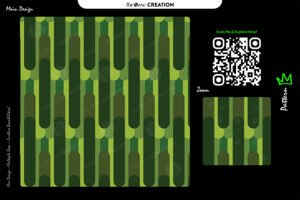 Fresh Forest Geometric Pattern – Modern Nature-Inspired Design
