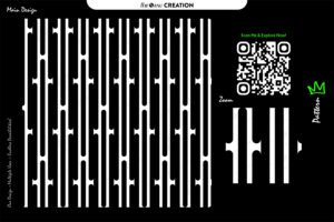 Geometric Forked Stripes – Bold Industrial Pattern Vector