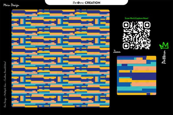 Neo Blocks – Modern Digital Stripe Pattern