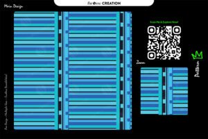 Ocean Breeze Linear Stripes – Cool Blue Modern Pattern