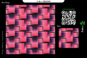 Pink & Purple Gradient Blocks Pattern – Modern Geometric Design