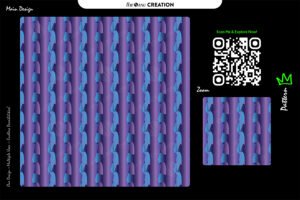 Purple & Blue Gradient Futuristic Pattern – Modern Industrial Graphic