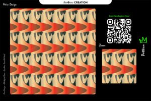 Retro Geometric Gradient Pattern – Bold Modern Design