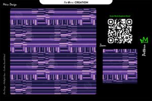Royal Violet & Midnight Metallic Pattern – Premium Gradient Design