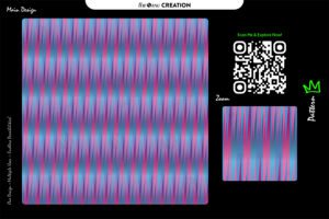 Vibrant Echo – Energetic Stripe Pattern with Neon Gradients