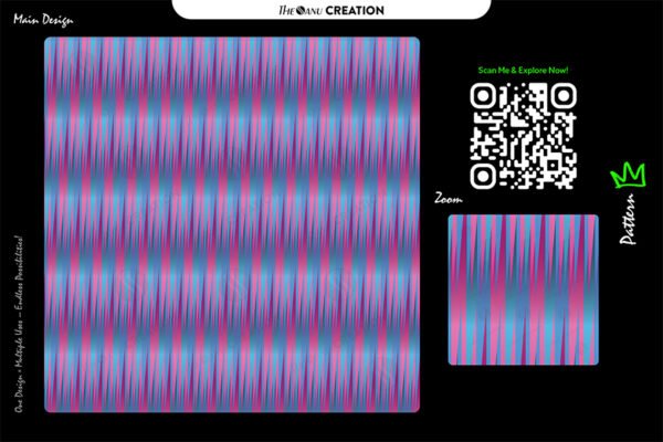 Vibrant Echo – Energetic Stripe Pattern with Neon Gradients