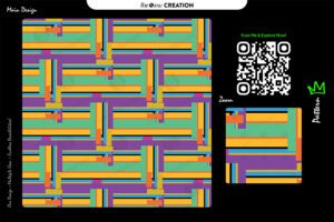 Vibrant Geometric Stripes – Bold Multicolor Abstract Pattern Vector Design