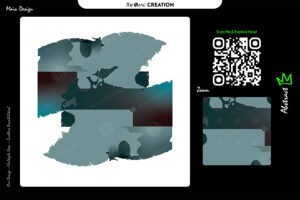 Abstract Gradient Shape Composition – Modern Creative Artwork