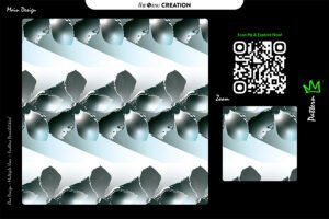 Black & Aqua Gradient Abstract Diagonal Pattern – Modern Creative Design