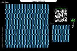 Futuristic Wave Stripe Pattern – Modern Blue Abstract Design
