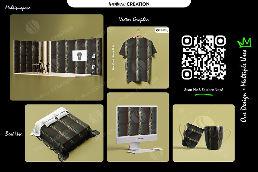 Earth-Toned Abstract Pattern – Modern Creative Design - Image 2