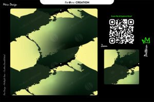 Green & Yellow Gradient Abstract Flow Pattern – Modern Creative Design