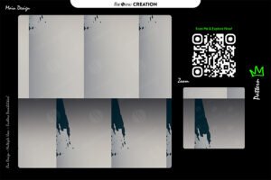 Grey & Black Gradient Abstract Block Pattern – Modern Creative Design