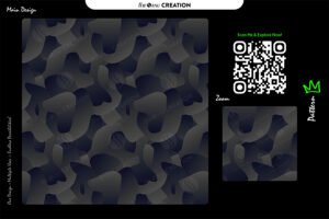Charcoal Midnight Camo Flow – Seamless Dark Abstract Pattern