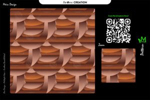 Copper Arc Weave Pattern – Premium Seamless Abstract Vector