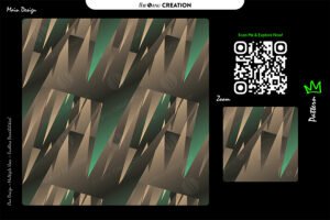 Dynamic Sharp-Edge Gradient Abstract Pattern – Premium Vector