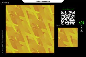 Golden Angular Shardflow Pattern – Premium Vector Design