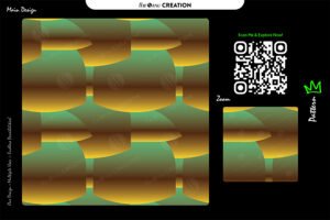 Golden Olive Layered Curve Pattern – Premium Seamless Abstract Vector