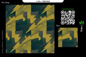 Golden Sprint Bolt Pattern – Premium Vector Design