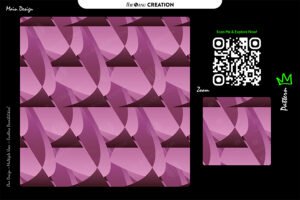 Lavender Mauve Curved Geometric Flow Pattern – Premium Vector Design