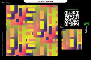 Luminous Block Fusion Pattern – Premium Multi-Use Abstract Vector Artwork