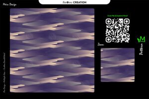 Midnight Violet Soft-Wave Gradient Pattern – Premium Vector Design