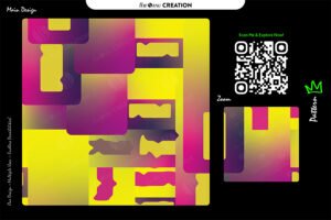 Neon Fusion Gradient Pattern – Premium Multi-Use Abstract Vector Artwork