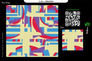 Retro Curve Abstract Pattern – Premium Multi-Use Vector Artwork