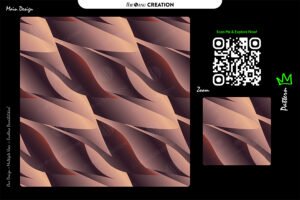 Rosewood Flow Drift Pattern – Premium Seamless Abstract Vector Design