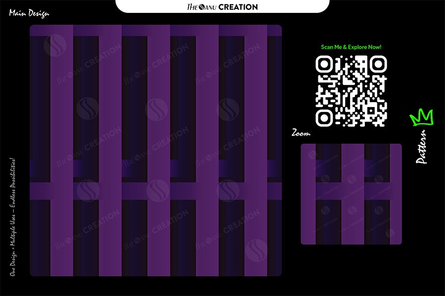 Royal Violet Structured Gradient Columns Pattern – Premium Multi-Use Abstract Vector