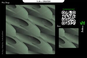 Sage Shadowwave Flow Pattern – Premium Vector Design