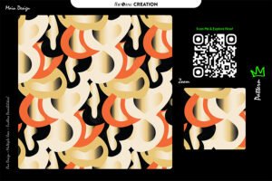 Sunset Curve Gradient Pattern – Premium Multi-Use Abstract Vector Artwork