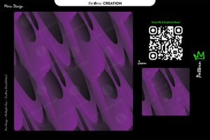 Violet Shadowflow Wave Pattern – Premium Vector Design