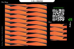 Abstract Burnt Orange Flow Pattern — Premium Seamless Utility Graphic