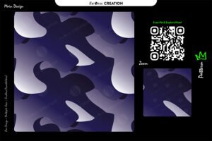 Abstract Indigo Wave Pattern — Premium Seamless Utility Graphic