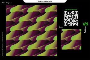 Abstract Lime Magenta Fusion Pattern — Premium Seamless Utility Graphic