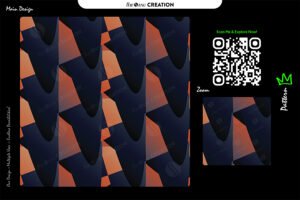 Abstract Navy Ember Pattern — Premium Seamless Utility Graphic