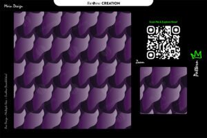 Abstract Purple Rhythm Pattern — Premium Seamless Utility Graphic