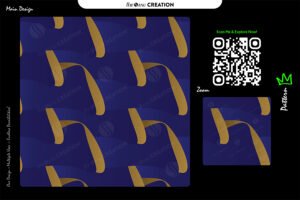 Abstract Royal Gold Rhythm Pattern — Premium Seamless Utility Graphic