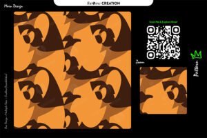 Amber Terra Flow Pattern – Warm Earth Seamless Abstract Surface